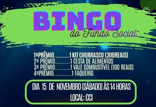 É dia de Bingo no CCI! e-dia-de-bingo-no-cci!