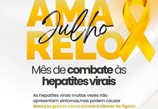 JULHO AMARELO – Prevenção e Enfrentamento às Hepatites Virais julho-amarelo-–-prevencao-e-combate-as-hepatites-virais
